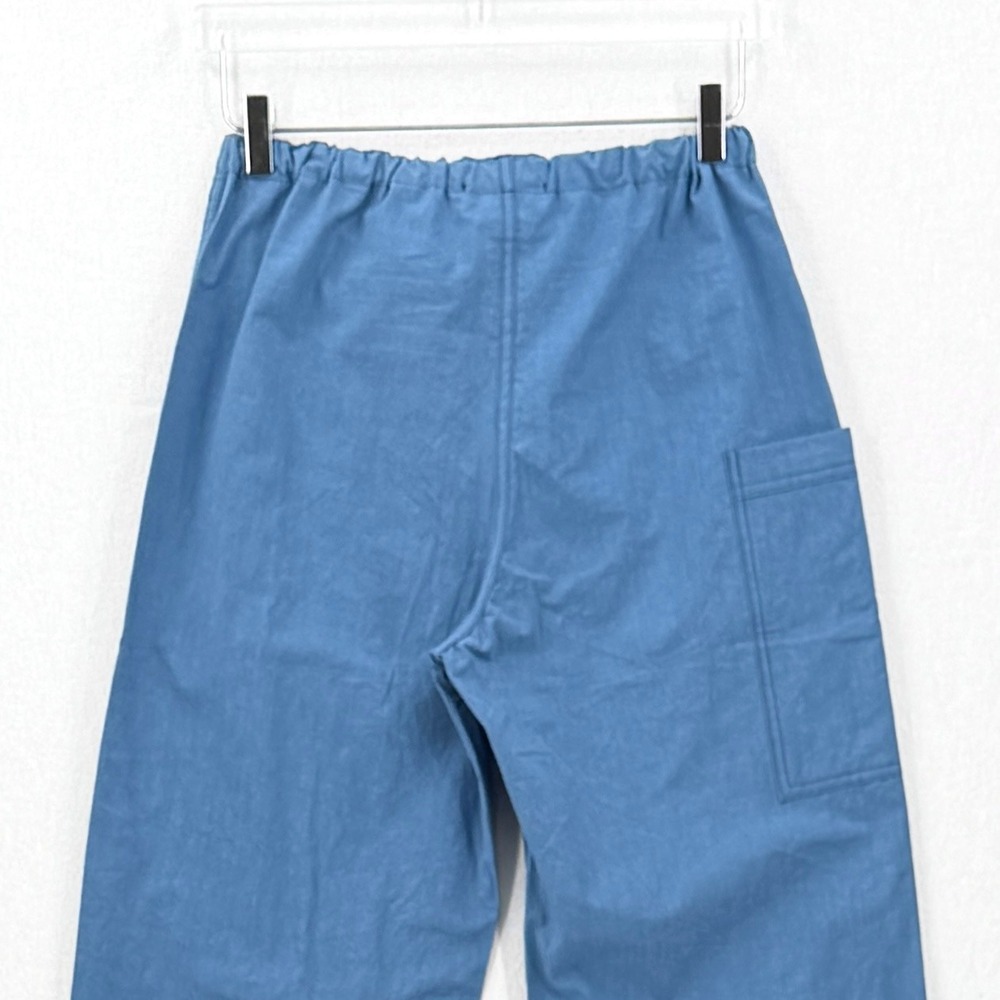 The Little Project Pants Women Small Blue Drawstring Wide Leg Utility Pocket - Picture 9 of 13